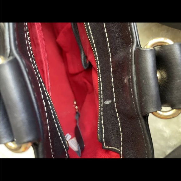 Dooney & Bourke Gabriella Logo Quilt Bag Black Grey Classic Purse Shoulder Bag - Picture 9 of 15